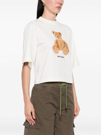 Palm Angels Bear cotton t-shirt WHITE
