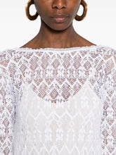 Forte Forte V-back Lace long dress WHITE