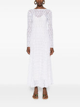 Forte Forte V-back Lace long dress WHITE