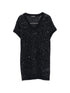 Fabiana Filippi V-neck short sleeves Embellished v-necked top NAVY