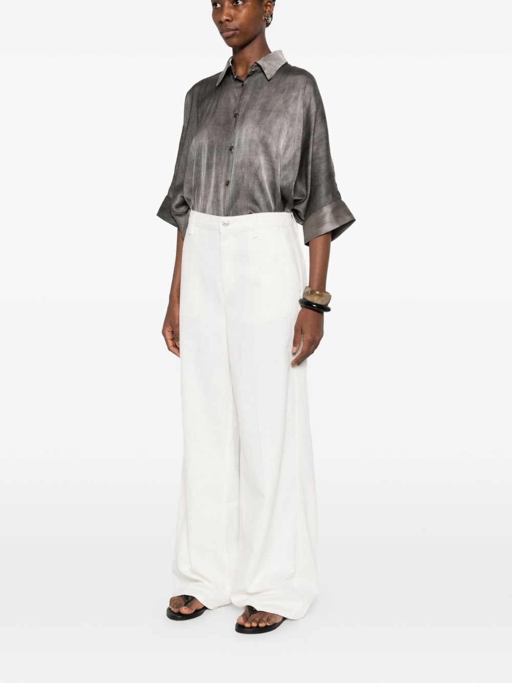 Seven Flared leg denim jeans WHITE