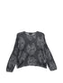Emporio Armani Embroidered crewneck sweater NAVY