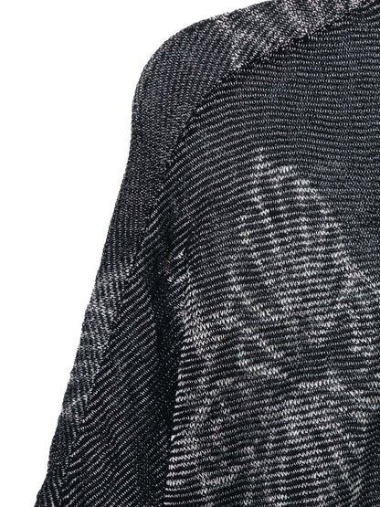 Emporio Armani Embroidered crewneck sweater NAVY