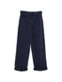 Emporio Armani Linen blend trousers NAVY