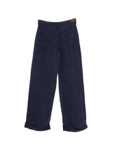 Emporio Armani Linen blend trousers NAVY