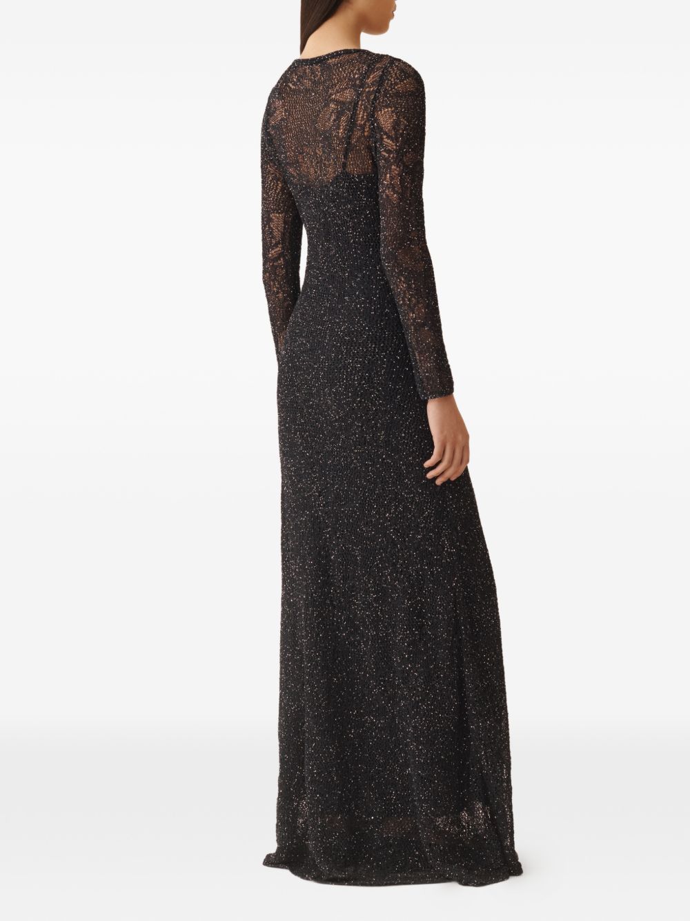 Fabiana Filippi Lace long dress NAVY