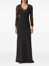 Fabiana Filippi Lace long dress NAVY