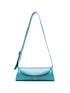 Jil Sander Cannolo small leather shoulder bag LIGHT BLUE