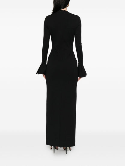 Solace London Hutton maxi dress BLACK