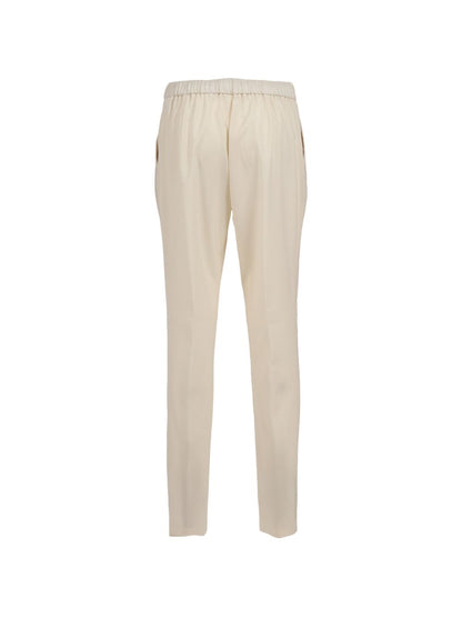 Fabiana Filippi Wool blend trousers WHITE