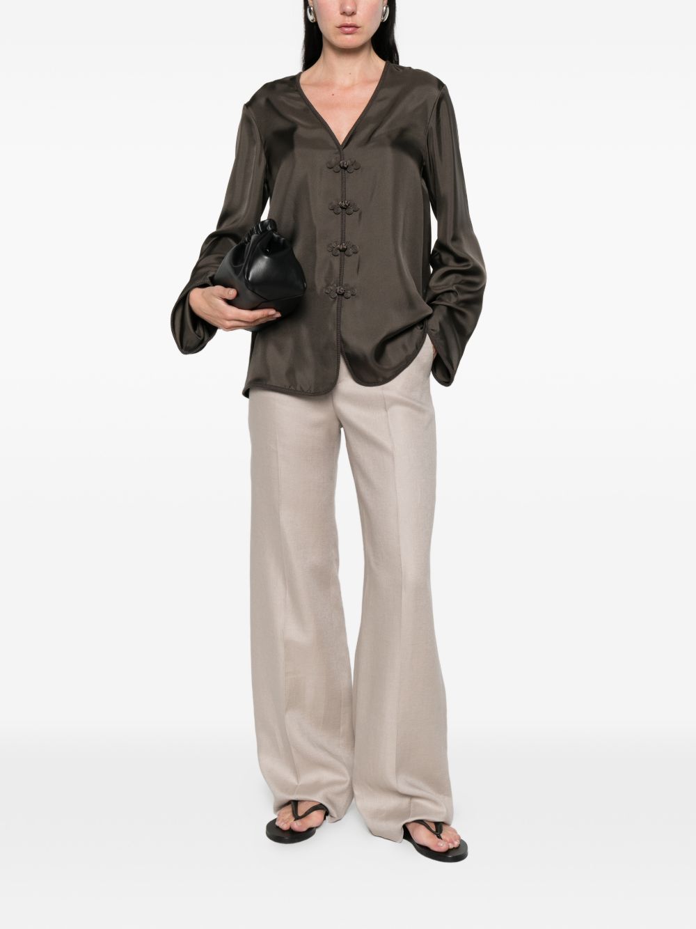 Tagliatore Linen trousers BEIGE
