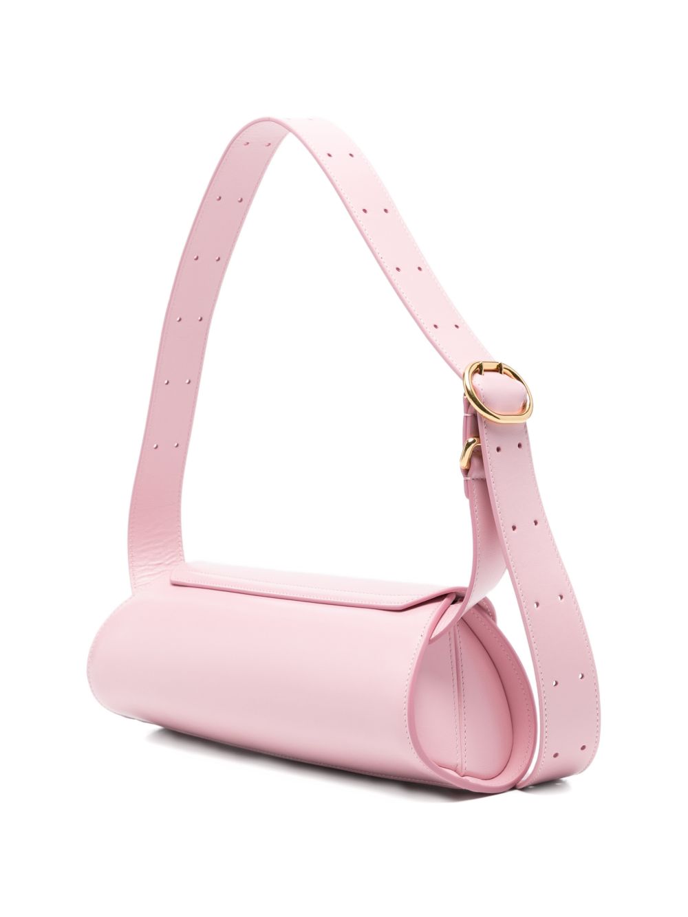 Jil Sander Cannolo small leather shoulder bag PINK