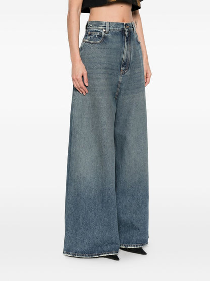 Balenciaga Flared denim jeans NAVY