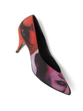 Versace Printed pumps MULTICOLOR