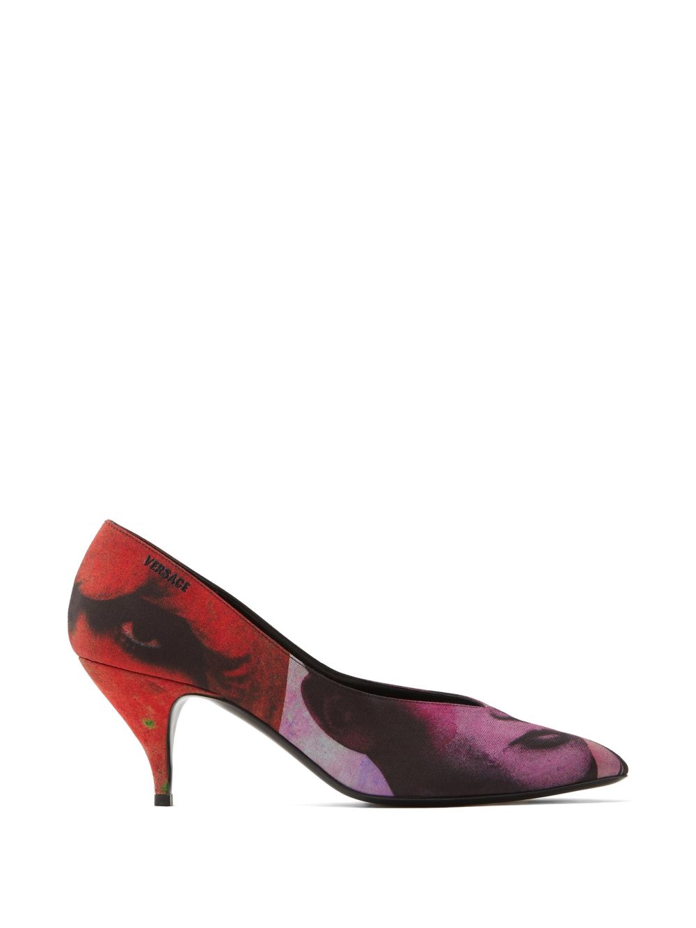 Versace Printed pumps MULTICOLOR