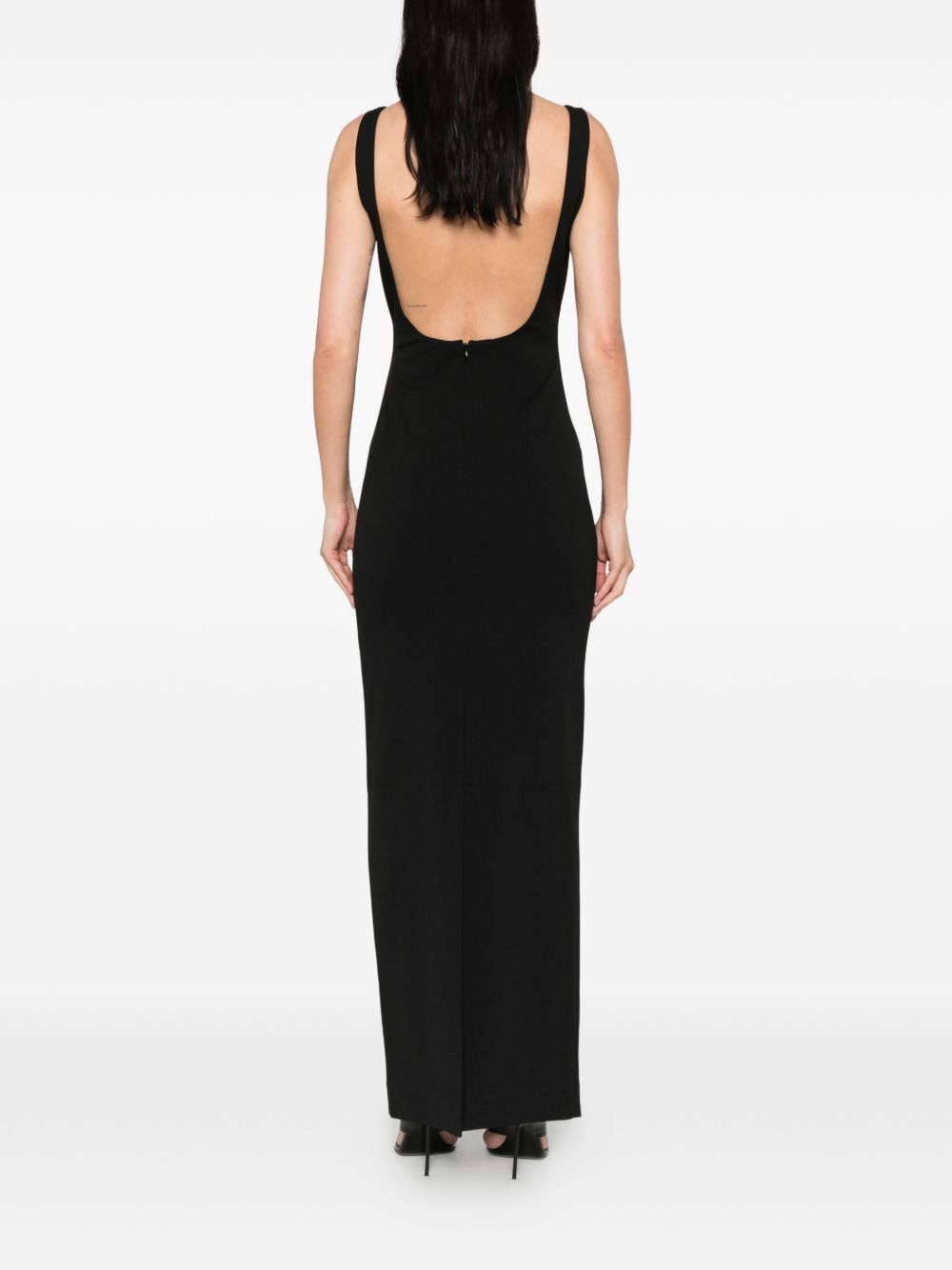 Solace London Aneila maxi dress BLACK