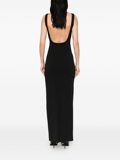 Solace London Aneila maxi dress BLACK