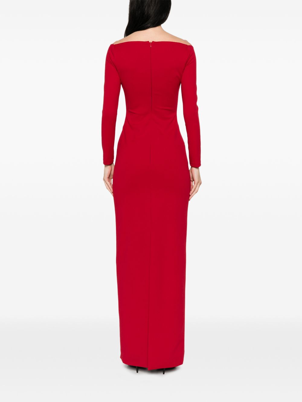 Solace London Lolita maxi dress RED