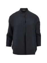 Emporio Armani Linen shirt NAVY