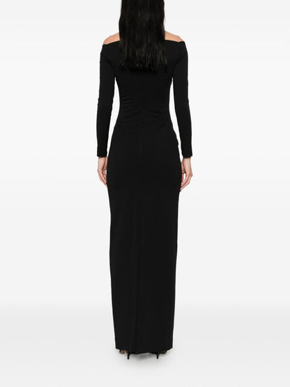 Solace London Lolita maxi dress BLACK