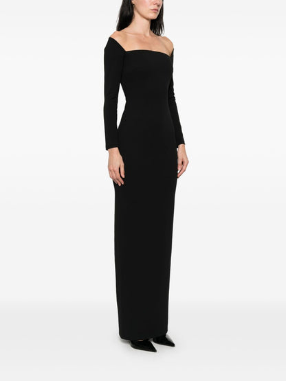 Solace London Lolita maxi dress BLACK