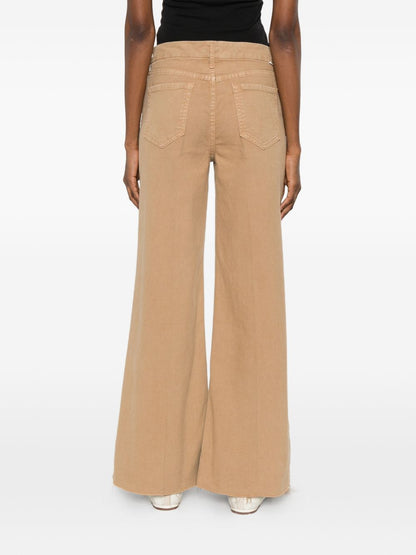 Mother Wide-leg denim jeans BEIGE