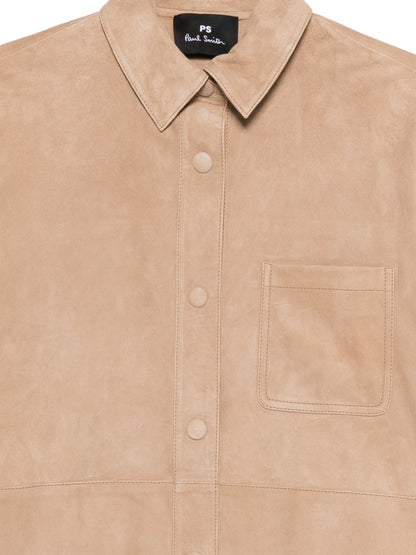 Paul Smith Leather shirt BEIGE