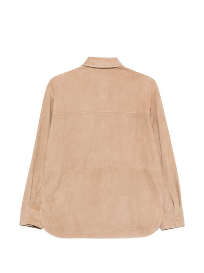 Paul Smith Leather shirt BEIGE