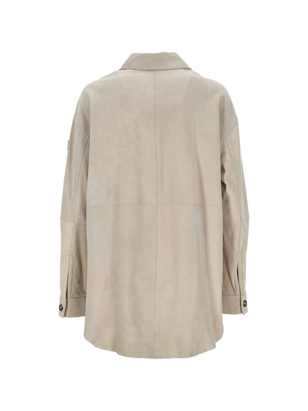 Peuterey Lya suede leather jacket BEIGE