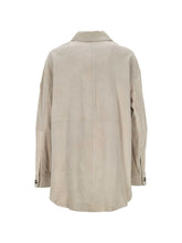 Peuterey Lya suede leather jacket BEIGE