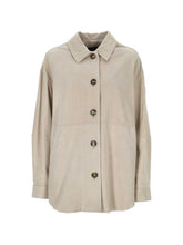 Peuterey Lya suede leather jacket BEIGE
