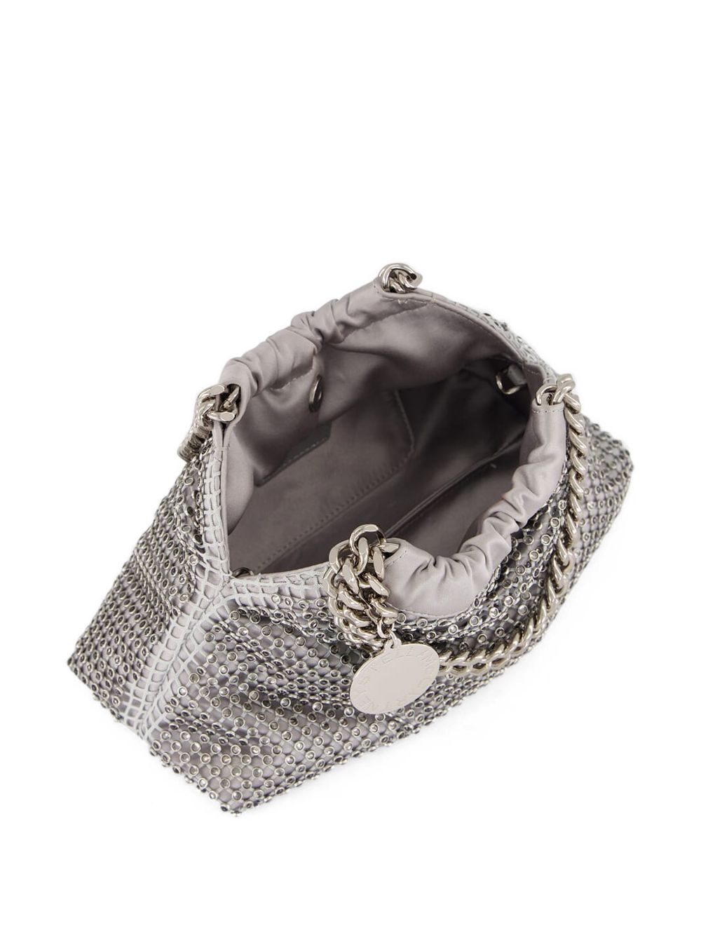 Stella McCartney Falabella Drawstring mini tote SILVER