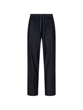 Emporio Armani Denim cotton trousers NAVY