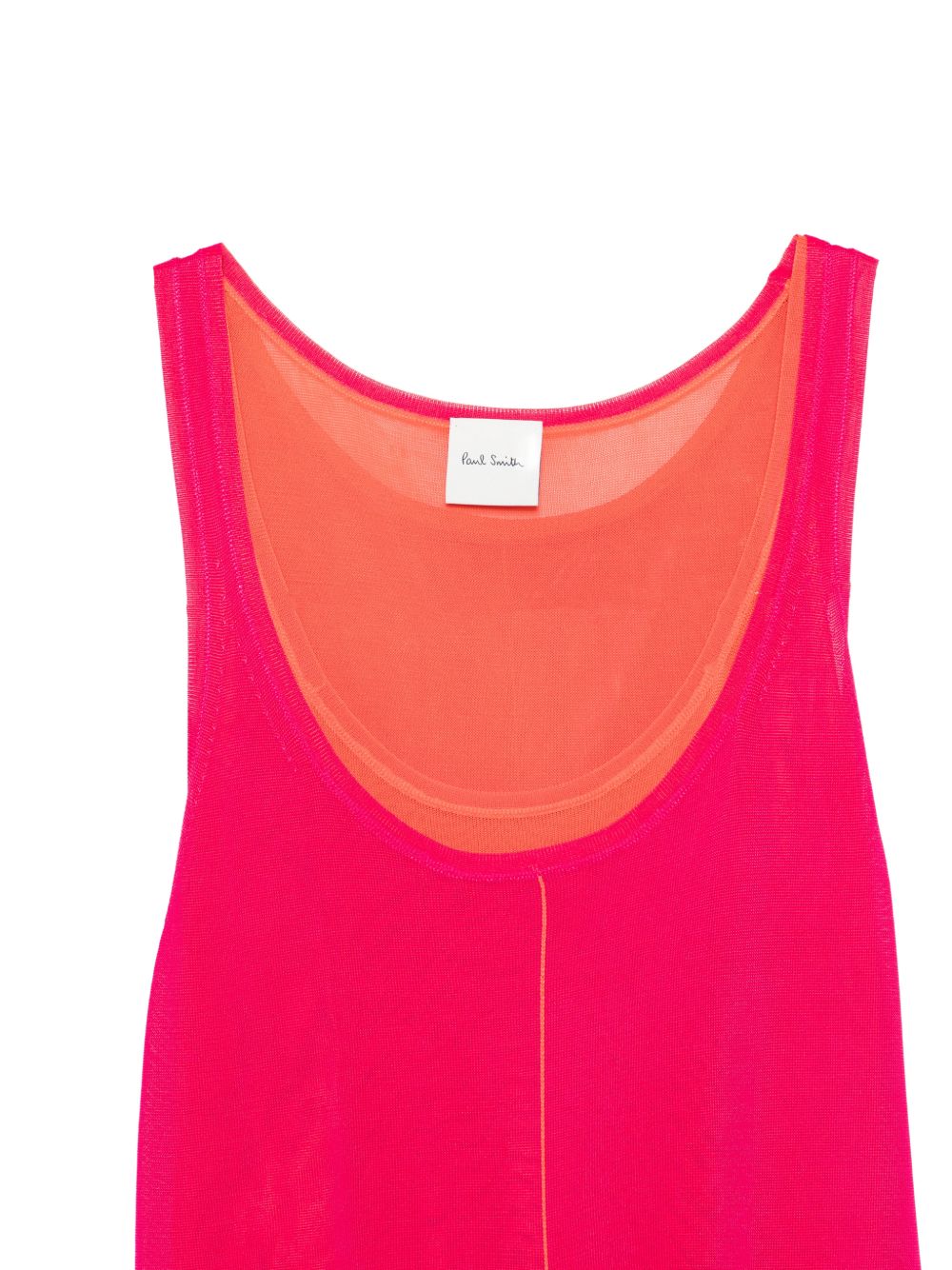 Paul Smith Layered tank top RED