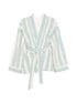 Forte Forte Striped kimono jacket LIGHT BLUE