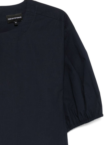 Emporio Armani Cotton blouse NAVY