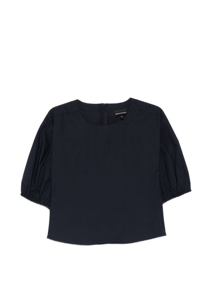 Emporio Armani Cotton blouse NAVY