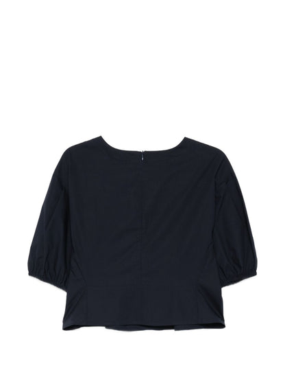 Emporio Armani Cotton blouse NAVY