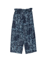 Emporio Armani Printed cotton trousers NAVY