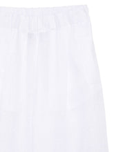 Semicouture Jhonny linen trousers WHITE