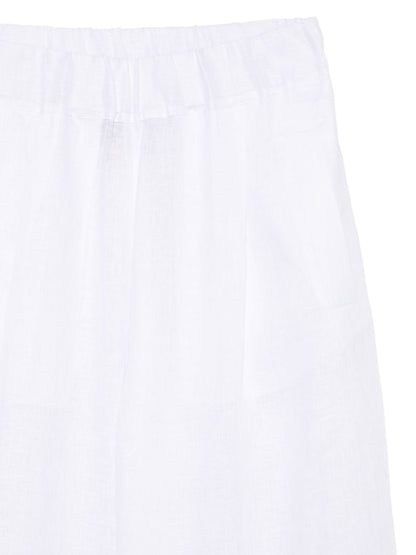 Semicouture Jhonny linen trousers WHITE