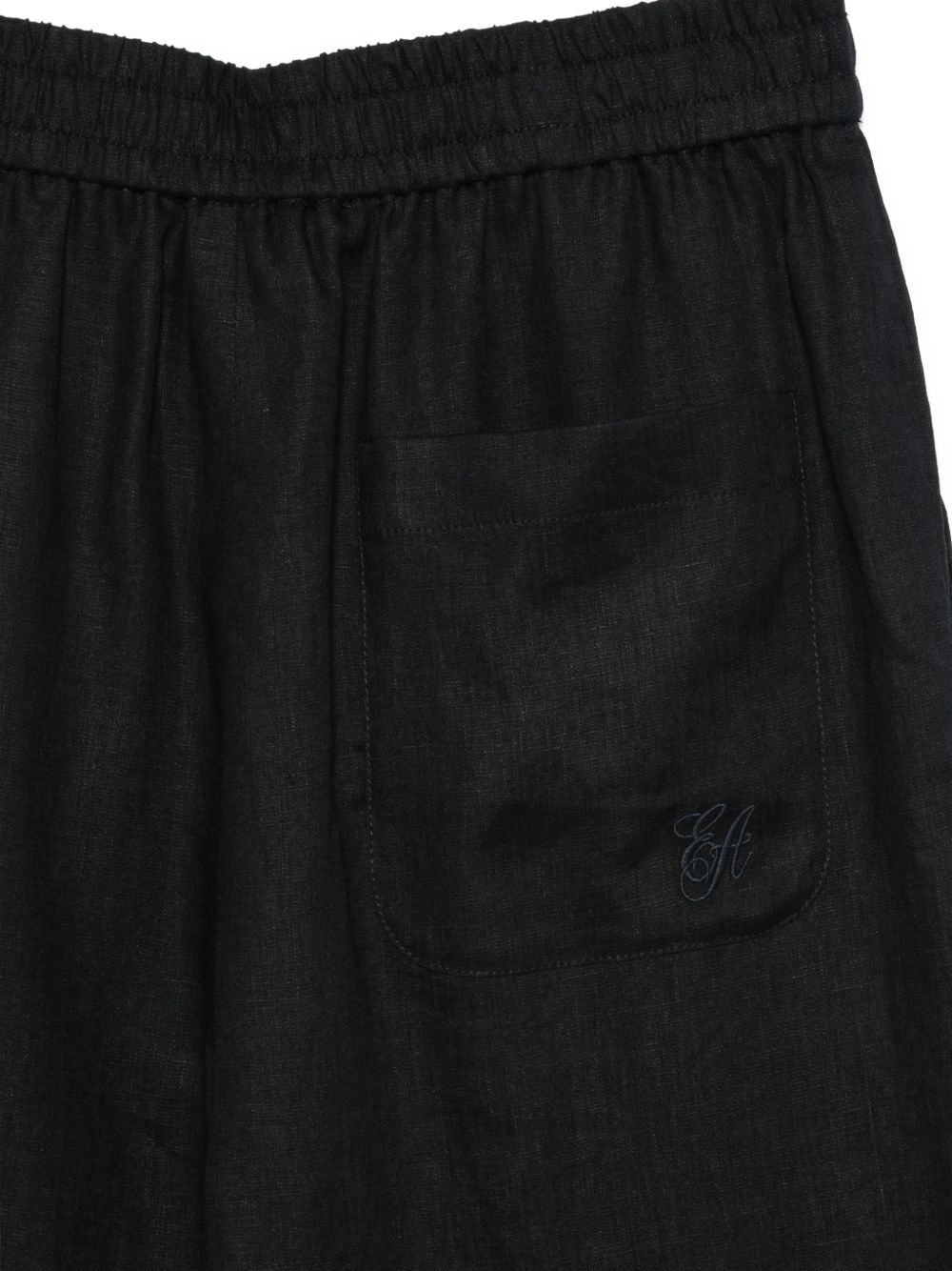 Emporio Armani Linen trousers NAVY