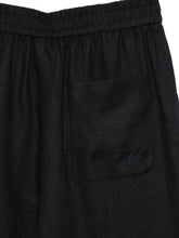 Emporio Armani Linen trousers NAVY