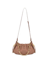 Zimmermann Ruched Chain Shoulder Bag BROWN