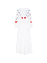 Forte Forte Embroidered cotton dress WHITE