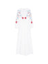 Forte Forte Embroidered cotton dress WHITE
