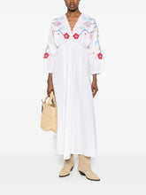 Forte Forte Embroidered cotton dress WHITE