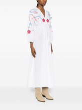Forte Forte Embroidered cotton dress WHITE
