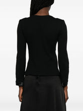 Emporio Armani Collarless Zip-Front Jacket BLACK