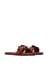 Zimmermann Alchemy leather sandals Brown